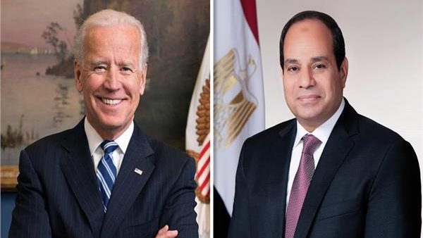 الرئيسان عبد الفتاح السيسي وجو بايدن