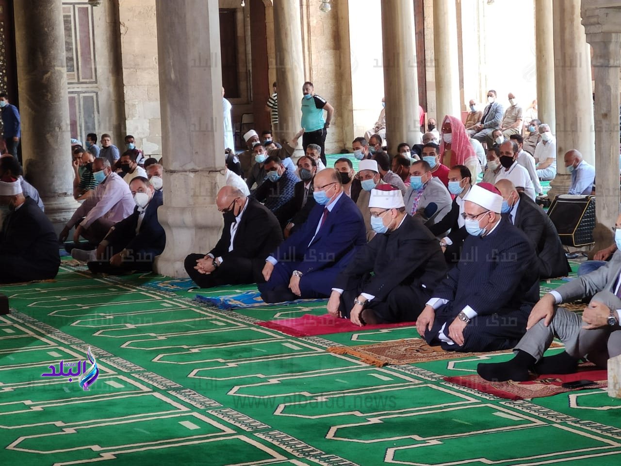 وزير الأوقاف يؤدي خطبة الجمعة بمسجد  مؤيد شيخ