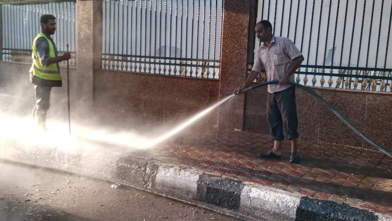 غسيل الميادين بأسيوط 