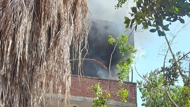 إخماد نيران حريقً اندلعت نيرانه بشقة سكنية بكفرالزيات دون خس