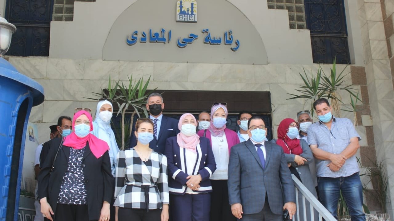 نائب محافظ القاهرة خلال استقبال الوفد 