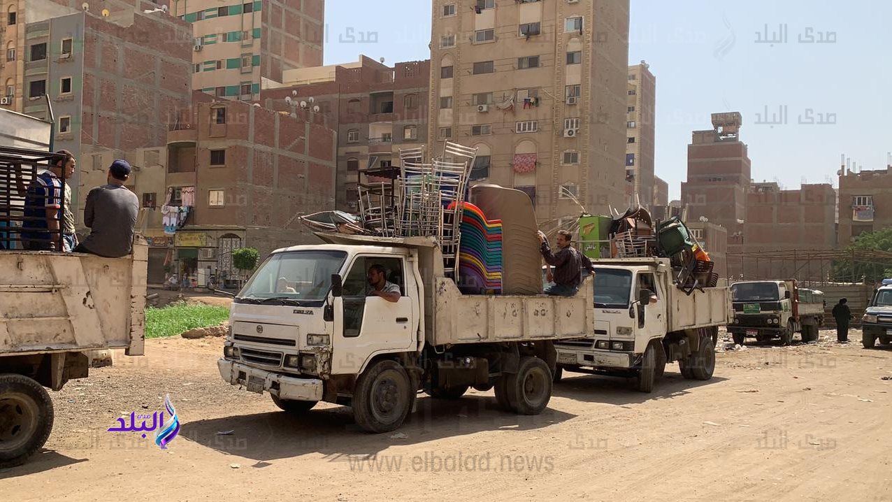 حملات الضبط ورفع الإشغالات بحى العجوزة