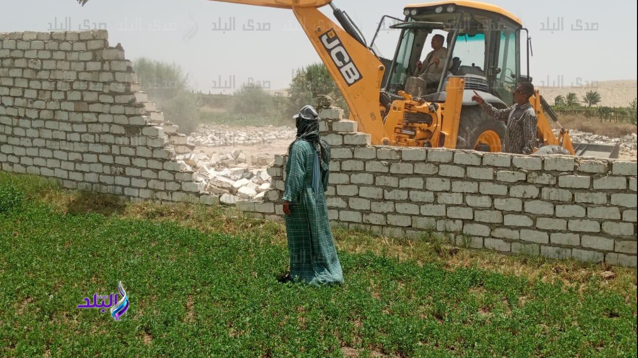 ازالات فى المهد بجنوب الأقصر 