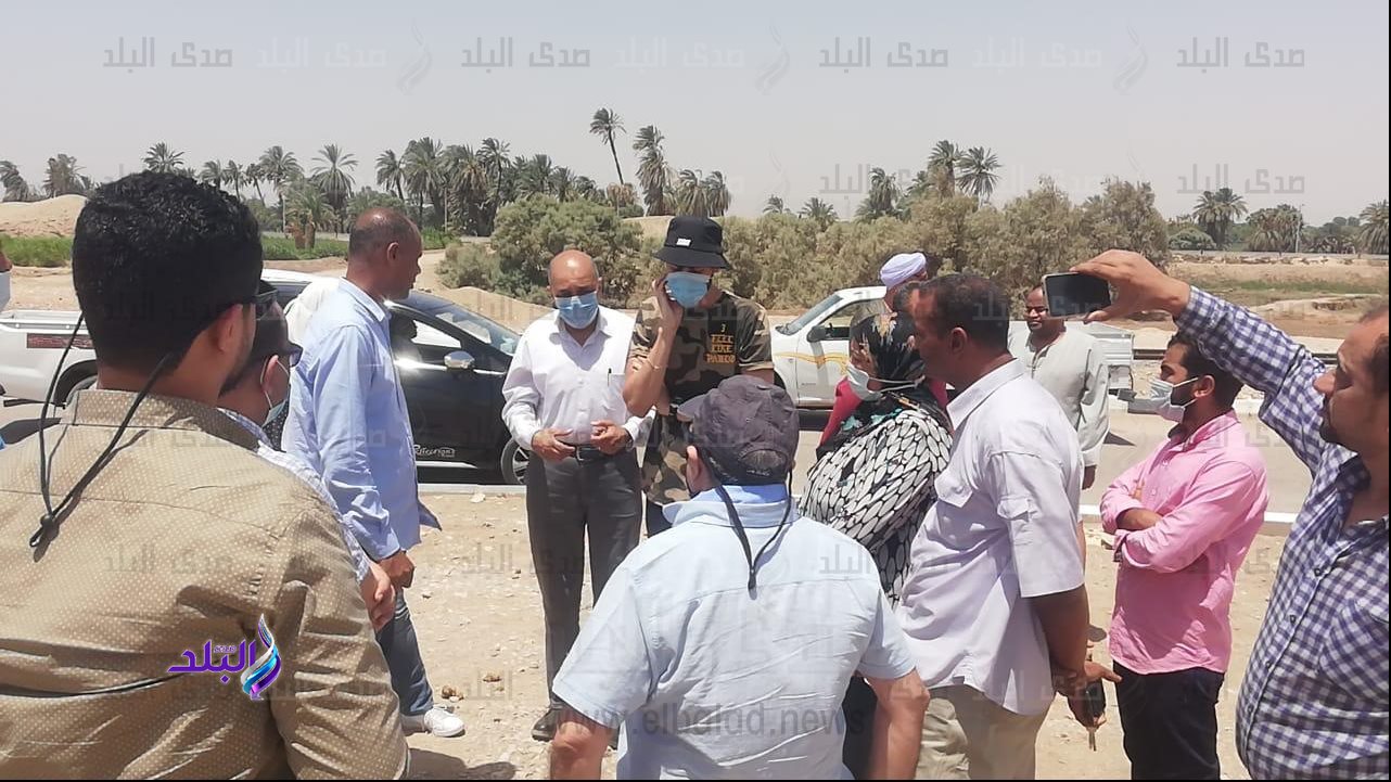 تسليم موقع الهنادى بجنوب الأقصر 
