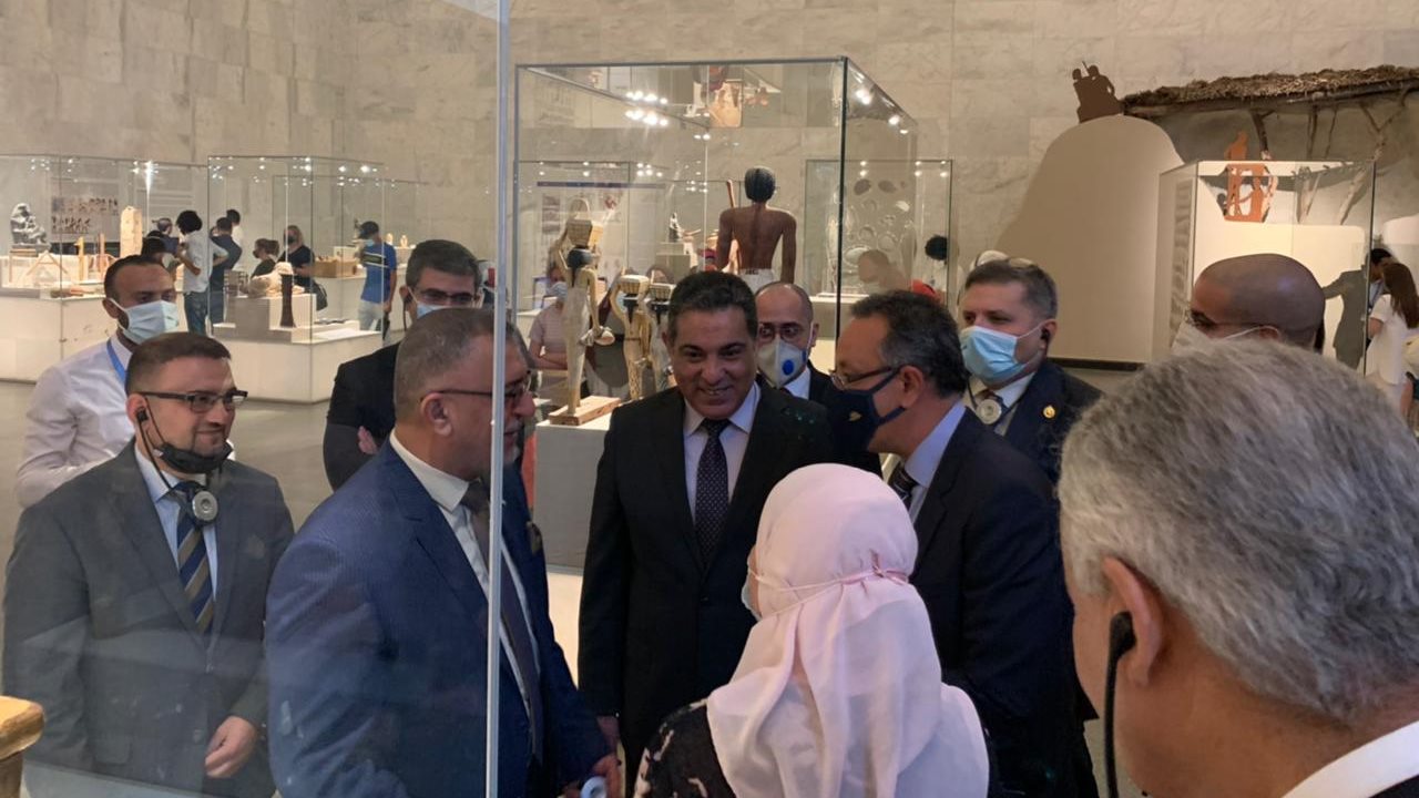 التميمى يزور متحف الحضارة 