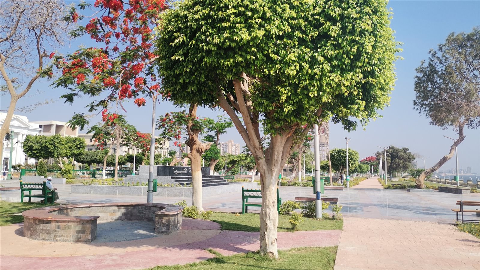 كورنيش النيل بالمنيا تحفه فنيه مجانيه 