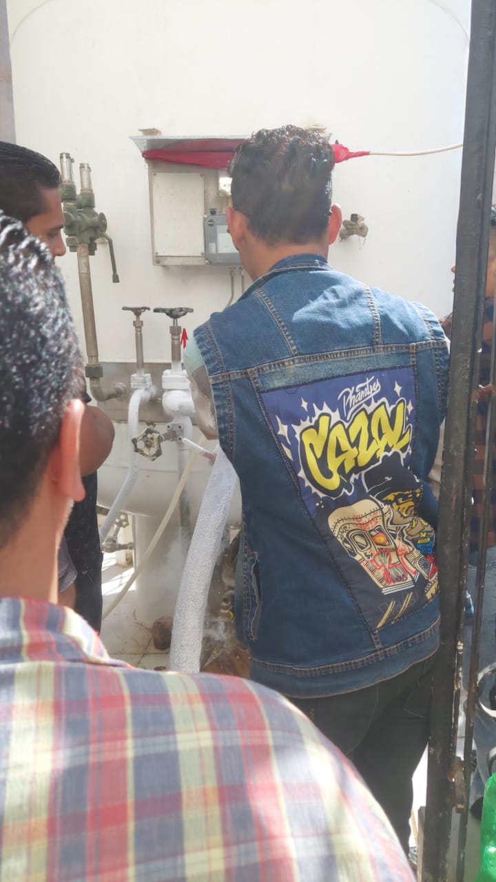 صيانة تانك اكسجين مستشفى دكرنس
