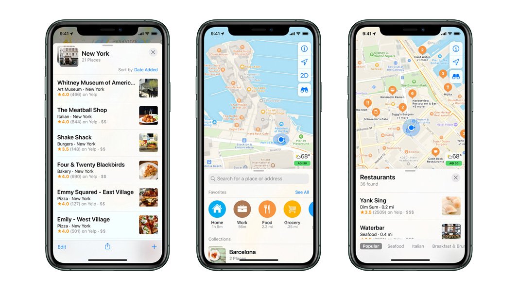  تطبيق الخرائط Apple Maps بشكل مختلف