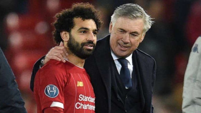 محمد صلاح وكارلو أنشيلوتي