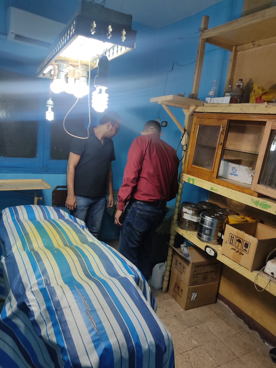 غلق عيادة خاصة بسوهاج