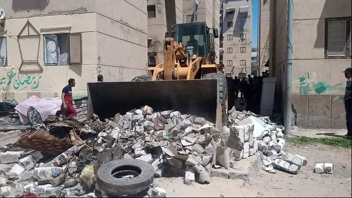  حملة مكبرة لازالة الاشغالات والتعديات