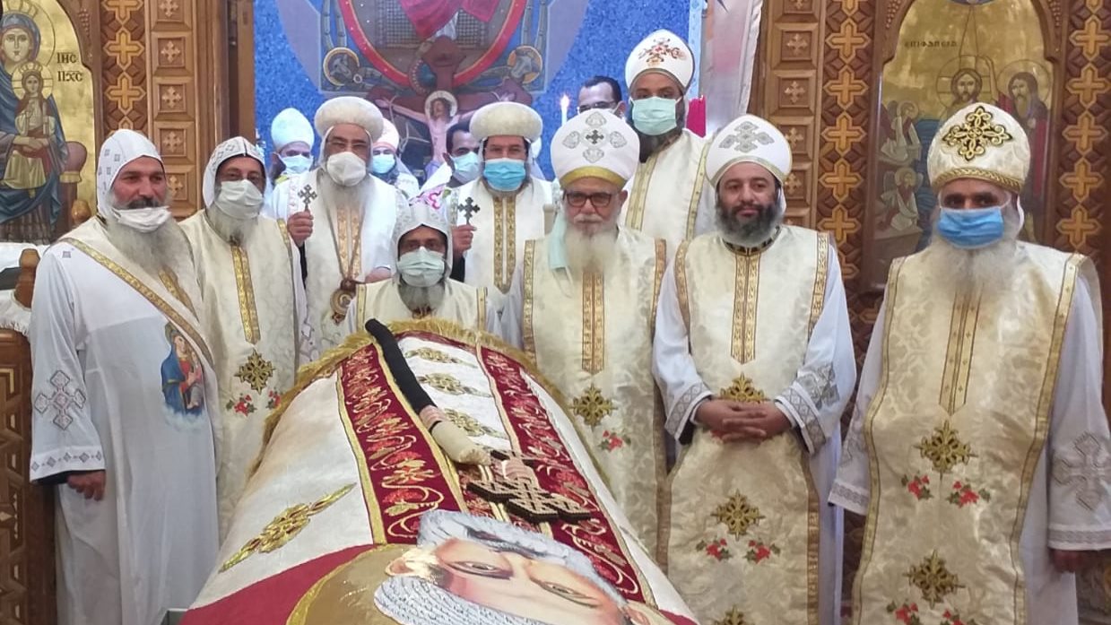  إيبارشية الفيوم  أثناء الاحتفال