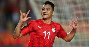 مصطفى محمد مهاجم منتخب مصر الأولمبي