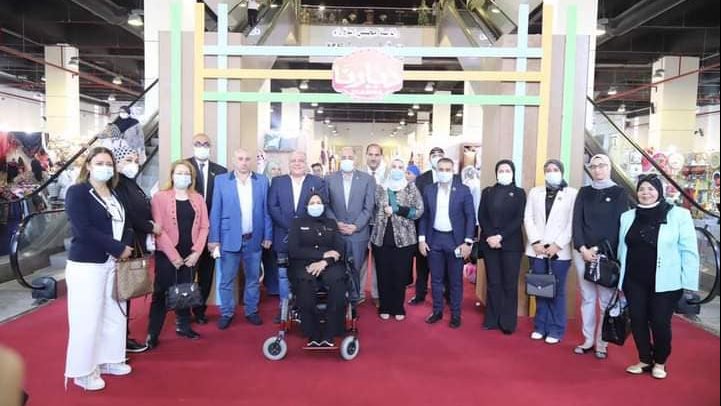 زيارة تنسيقية شباب الأحزاب والسياسيين لمعرض ديارنا 