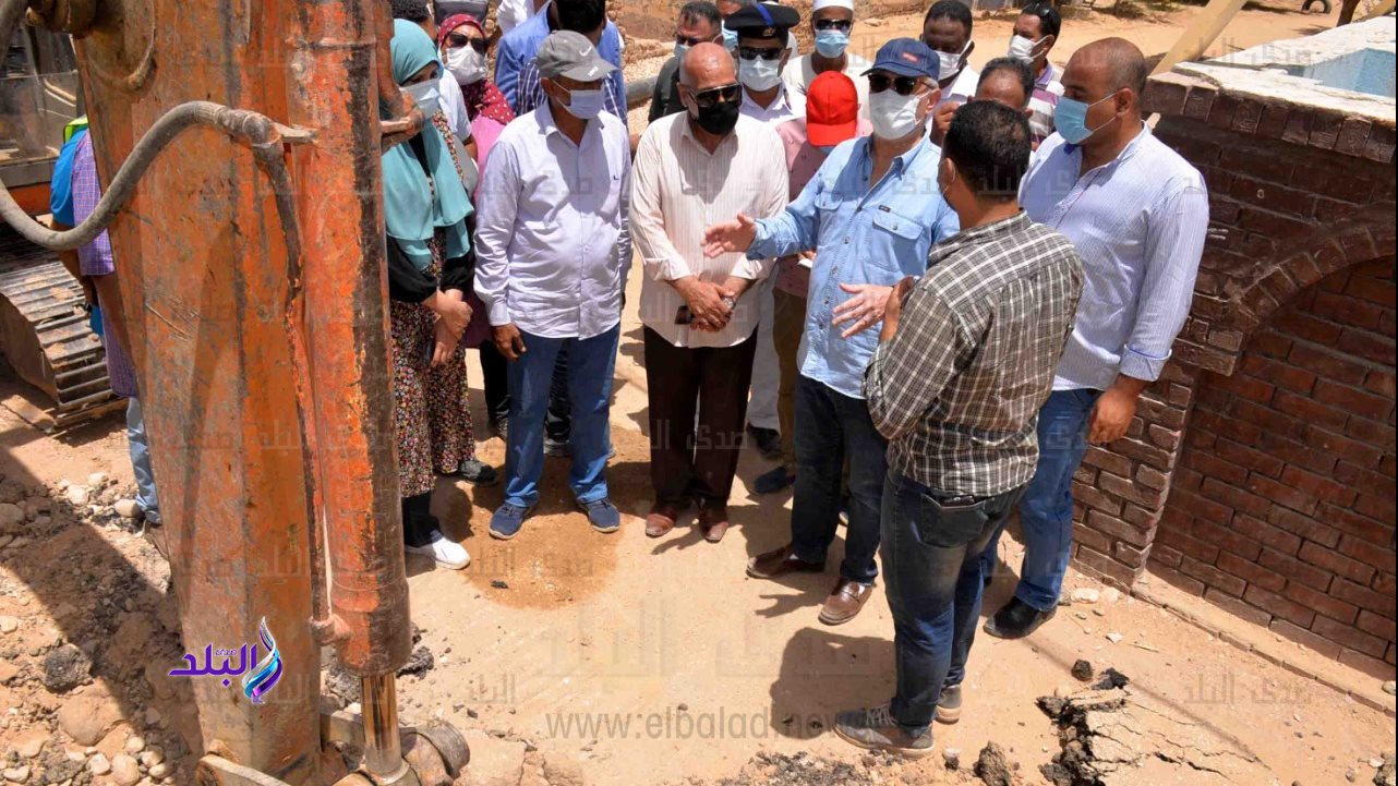 محافظ الأقصر يتابع نسب تنفيذ مشروعات المبادرة الرئاسية " 