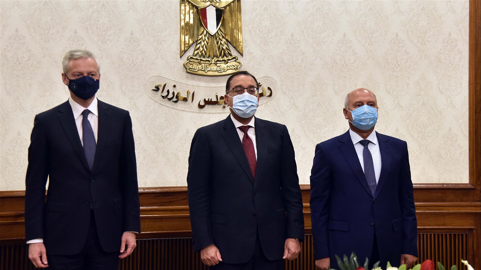 مدبولي ووزير الاقتصاد الفرنسي 