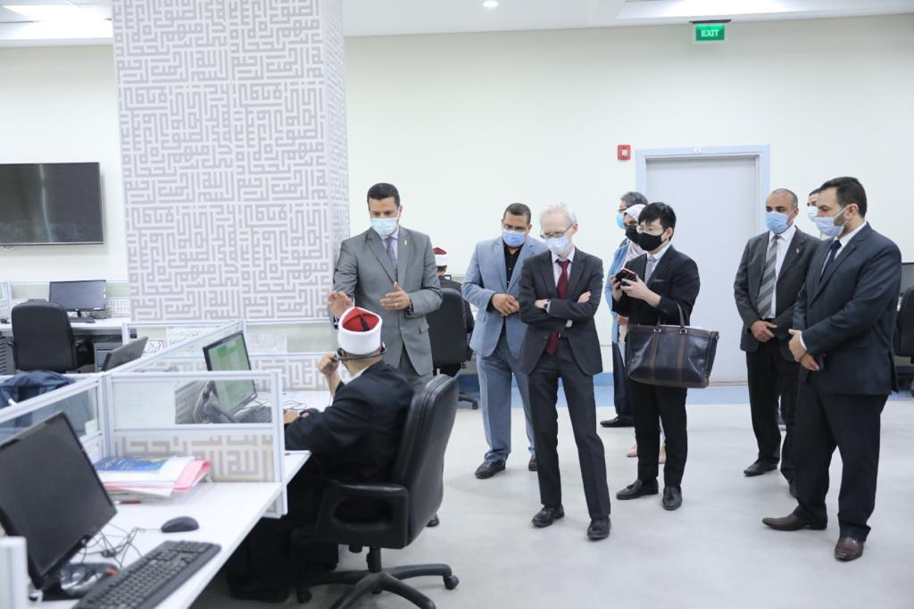 زيارة سفير اليابان إلى مرصد الأزهر 