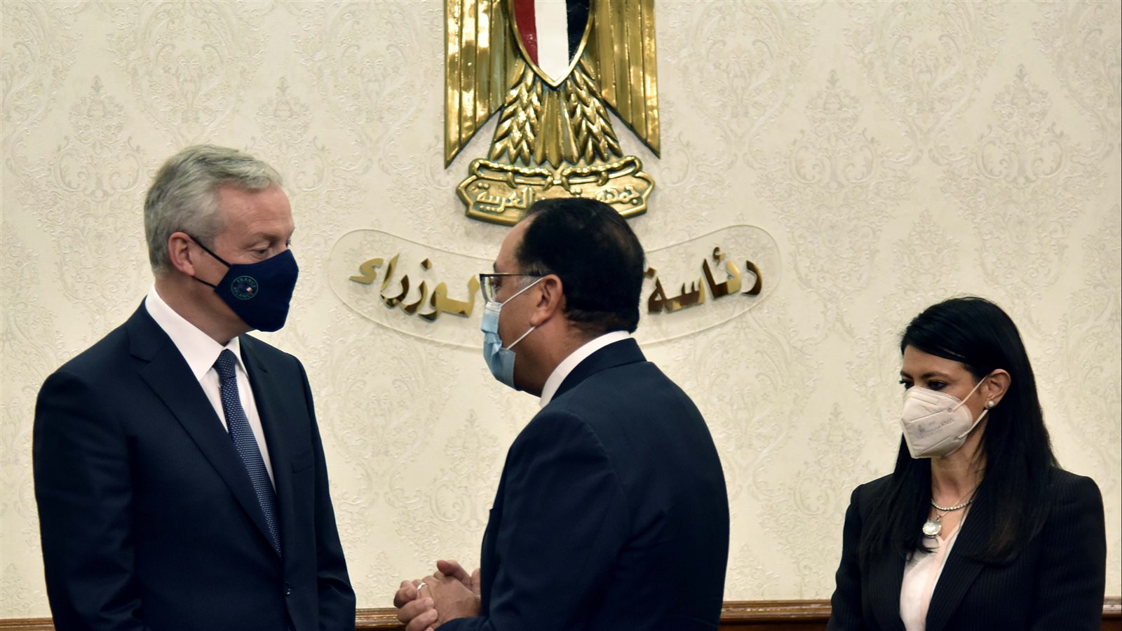 مدبولي ووزير الاقتصاد الفرنسي 