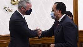 مدبولى و وزير الإقتصاد الفرنسي 