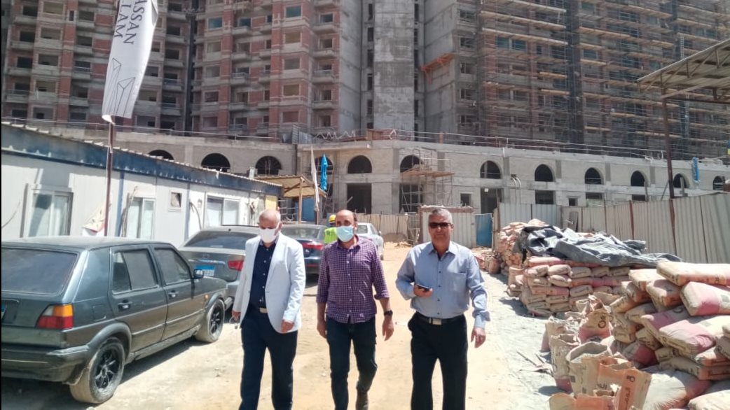 مسئولو "الإسكان" يتفقدون سير العمل بمثلث ماسبيرو