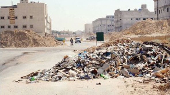 مخلفات الهدم والبناء