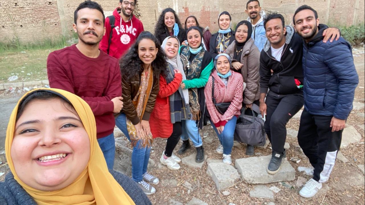 طلاب جامعة حلوان 