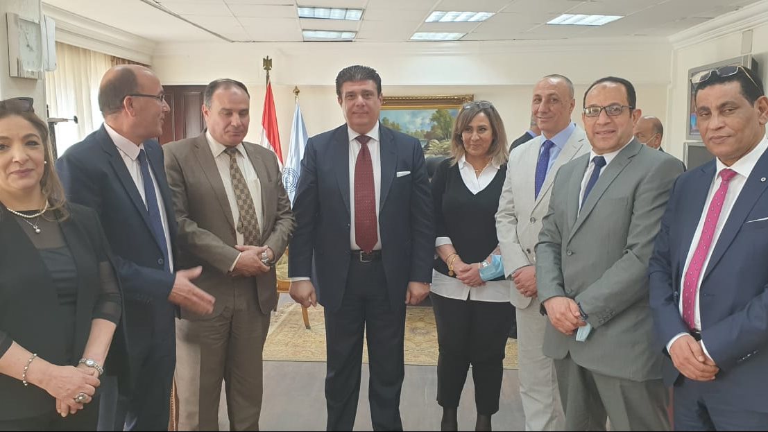 حسين زين مع رؤساء القنوات الإقليمية