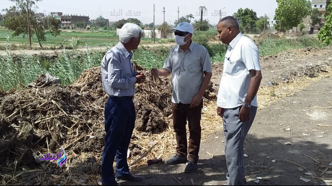 رئيس مدينة الأقصر يتفقد أعمال النظافة والتجميل