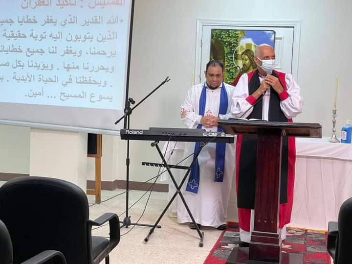 رئيس "الأسقفية" يترأس قداسا بكني