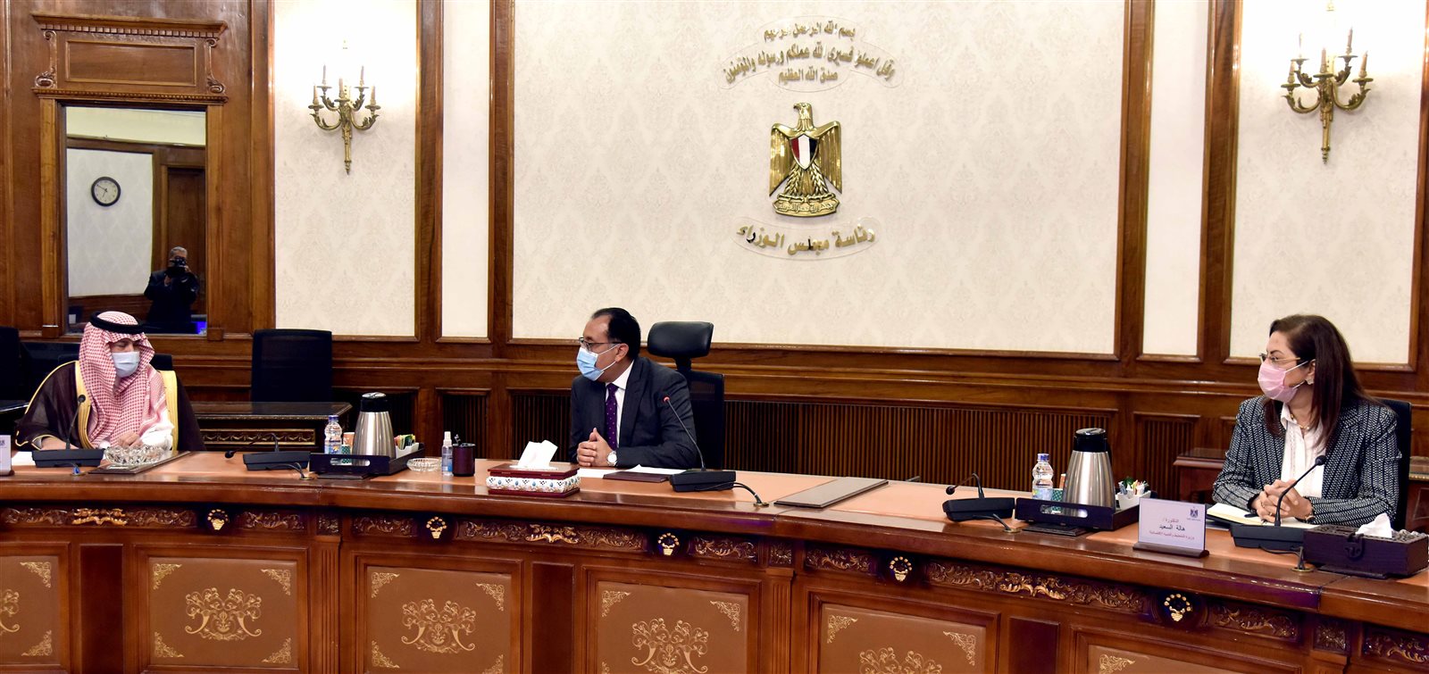 رئيس الوزراء يلتقى وزير الصناعة السعودى