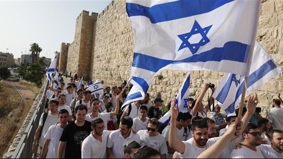 مسيرة الأعلام في القدس ودعوات ليوم غضب فلسطيني