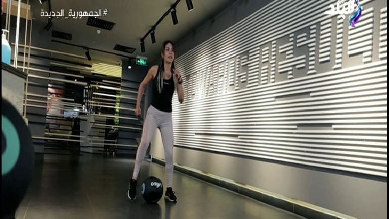 مدربة اللياقة البدنية