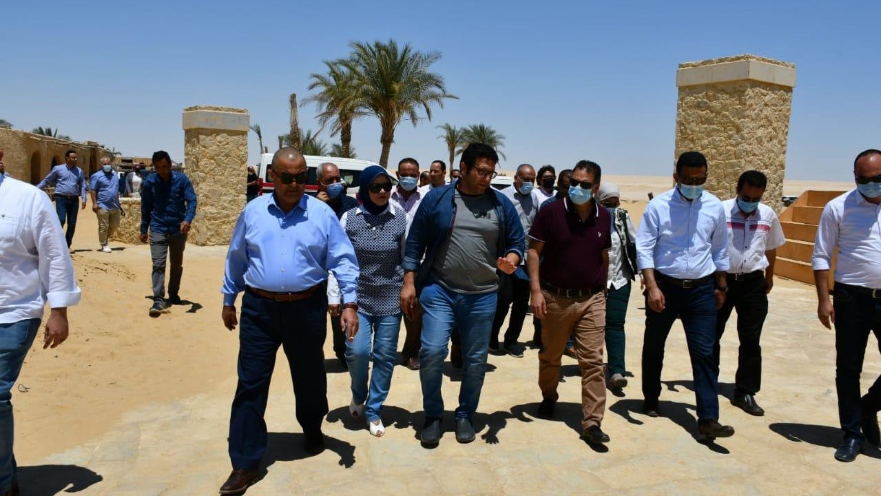 نائب محافظ الفيوم زرئيس هيئة تنشيط السياحة