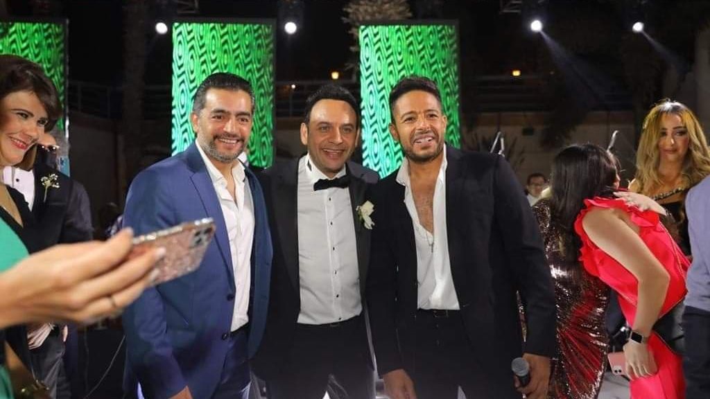 محمد حماقي مع هاني سلامة ومصطفى قمر