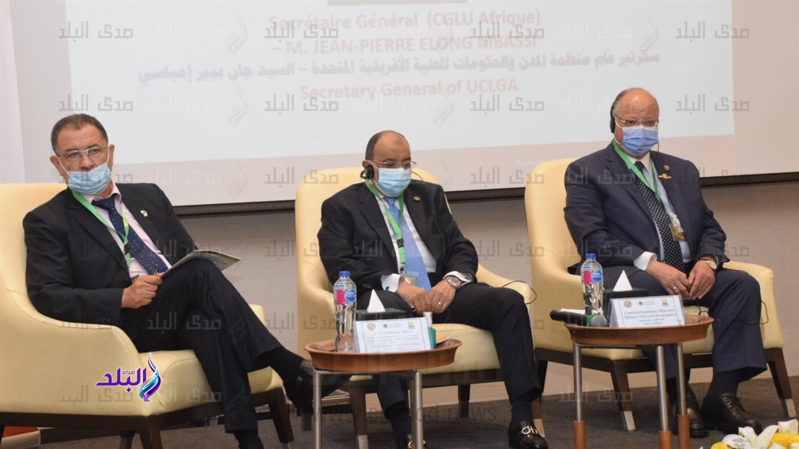 محافظ القاهرة ووزير التنمية خلال الفعالية