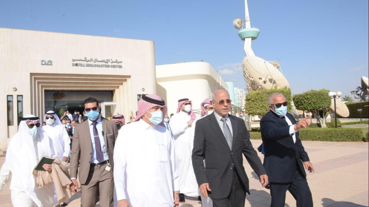زيارة وزير الإعلام السعودي للنايل سات
