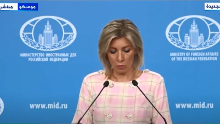 ماريا زاخاروفا ، المتحدثة باسم الخارجية الروسية