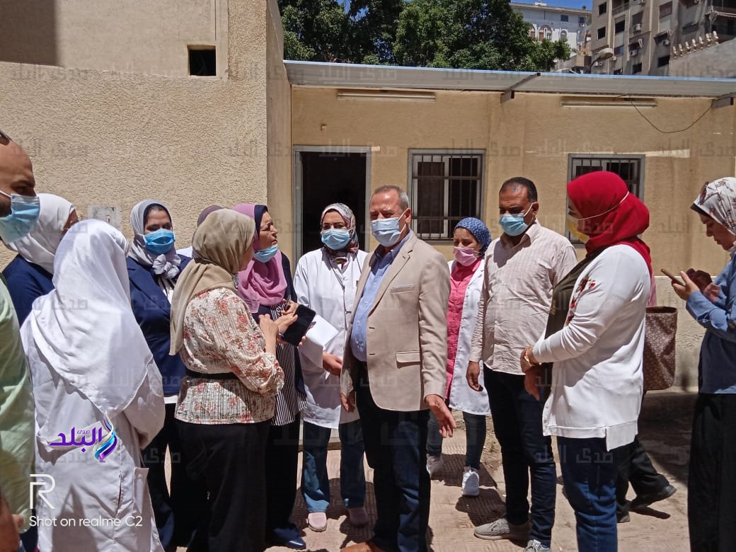 وكيل وزارة الصحه يتفقد  مستشفى الصدر والرمد