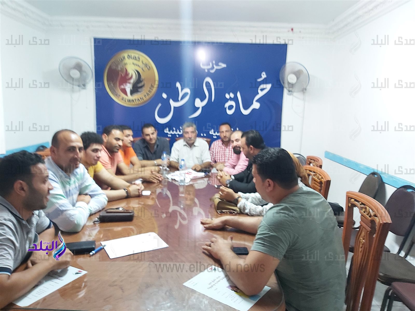 اجتماع امانة شباب حزب حماة الوطن بالدقهلية
