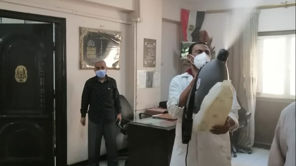 رش وتعقيم