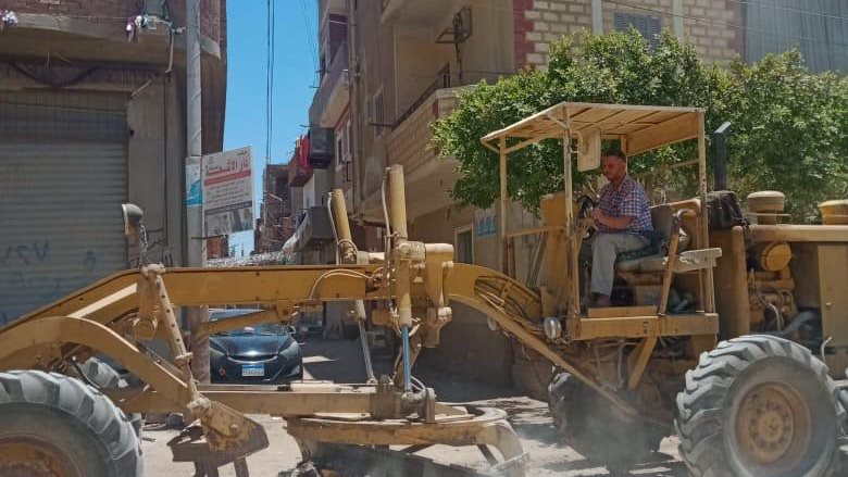 اعمال النظافة فى شوارع الفيوم