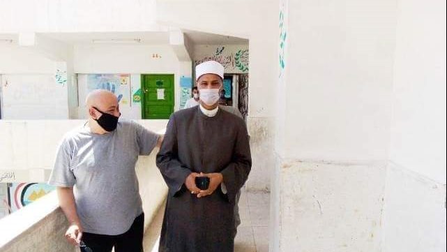 الشيخ احمد هاشم يتفقد امتحانات الثانوية الأزهرية 