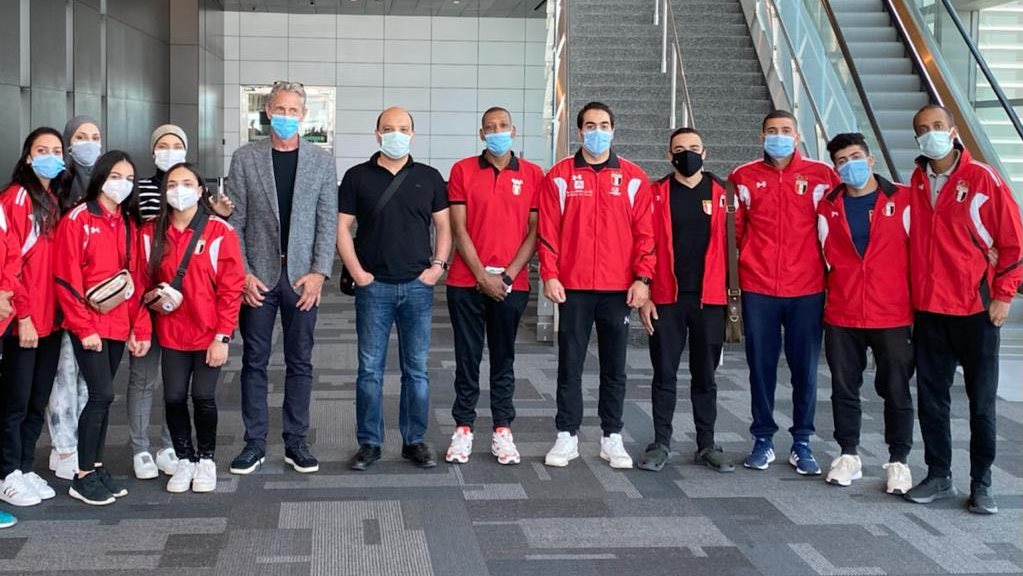 منتخب الجمباز الفني يطير إلى قطر  