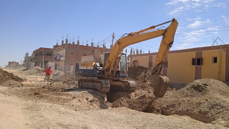 تنفيذ مشروعات الصرف الصحي "حياه كريمه"