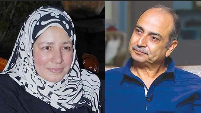 أحمد كمال وعبلة كامل 