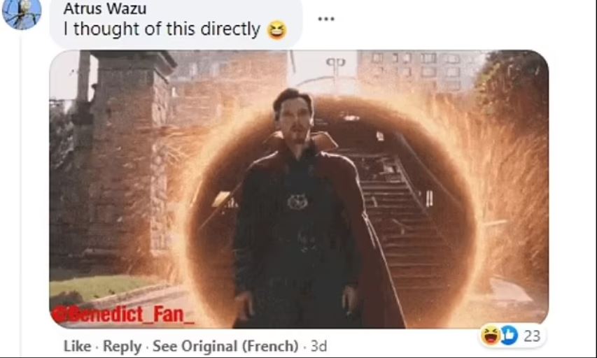 تشبيه الدوامة بفيلم دكتور سترينج