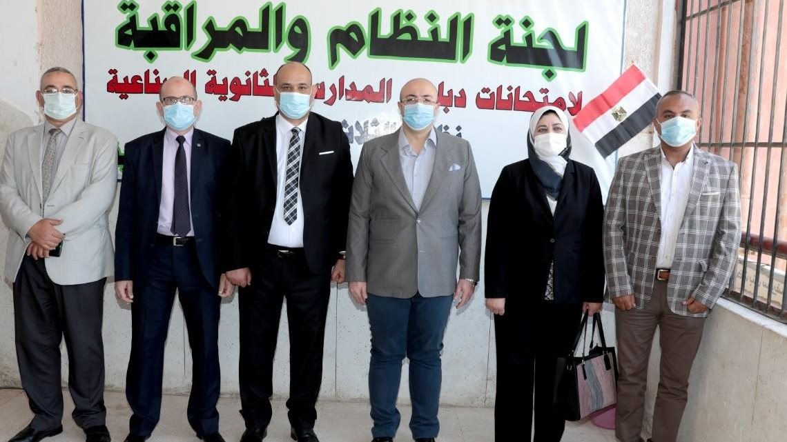 محافظ بني سويف يزور كنترول الدبلومات