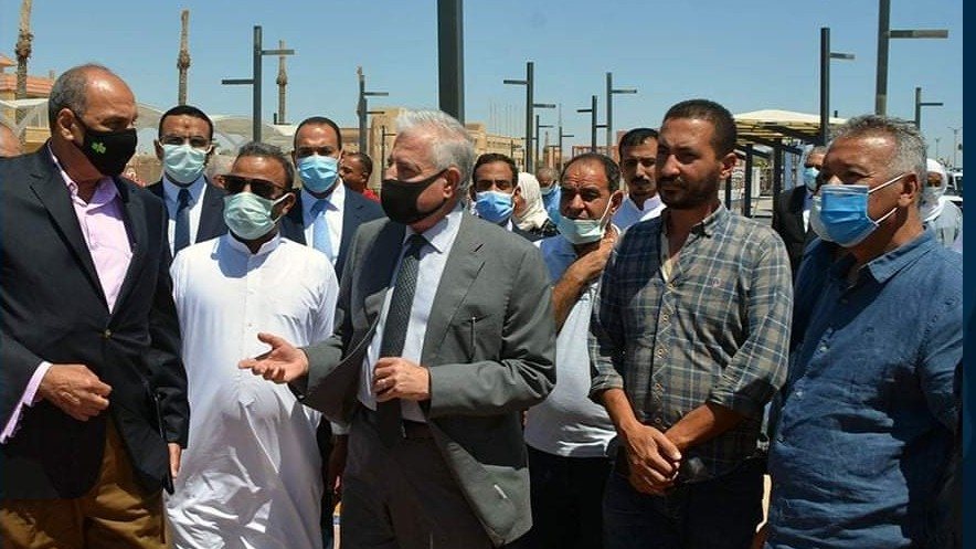 المحافظ يتفقد مقصد العائلة 