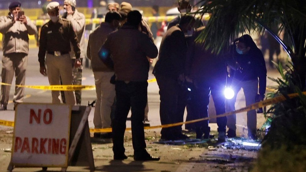 انفجار قرب السفارة الاسرائيلية في دلهي