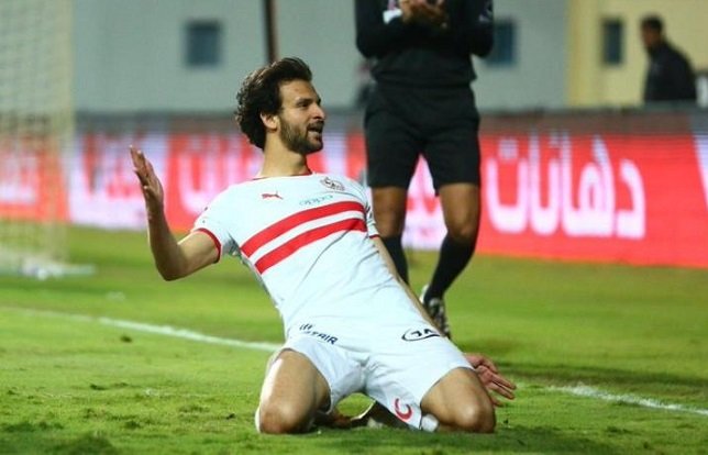 محمود علاء مدافع فريق الزمالك